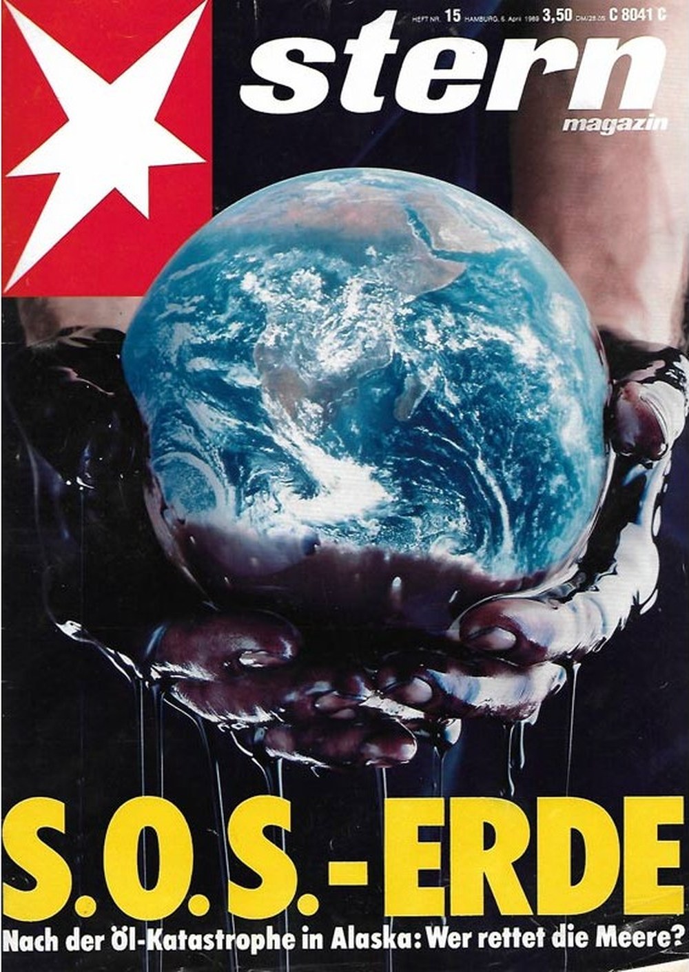 Stern Magazin Deutschland 1989-15 Umweltkatastrophe Ölkatastrophe Alaska