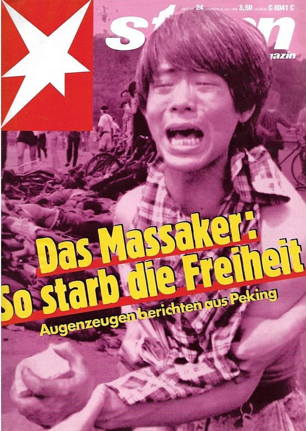 Stern Magazin Deutschland 1989-24 Tiananmen-Massaker Peking China