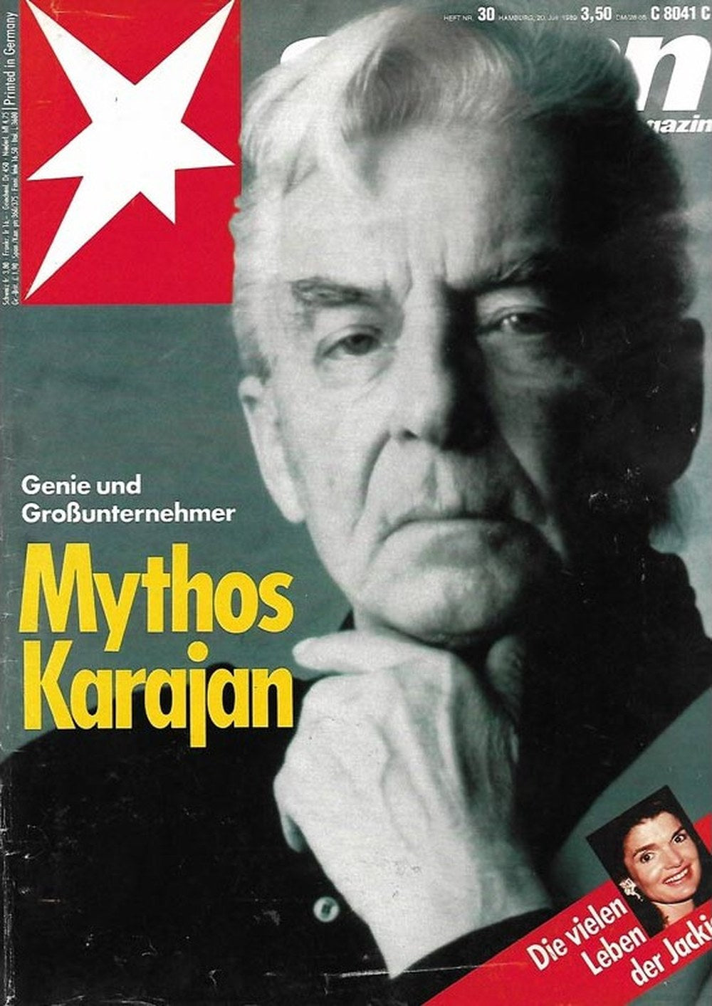 Stern Magazin Deutschland 1989-30 Mythos Karajan