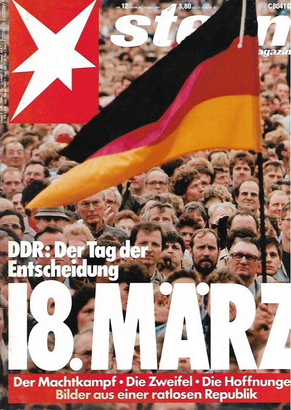 Stern Magazin Deutschland 1990-12 DDR Deutsche Wiedervereinigung Volkskammerwahl 1990
