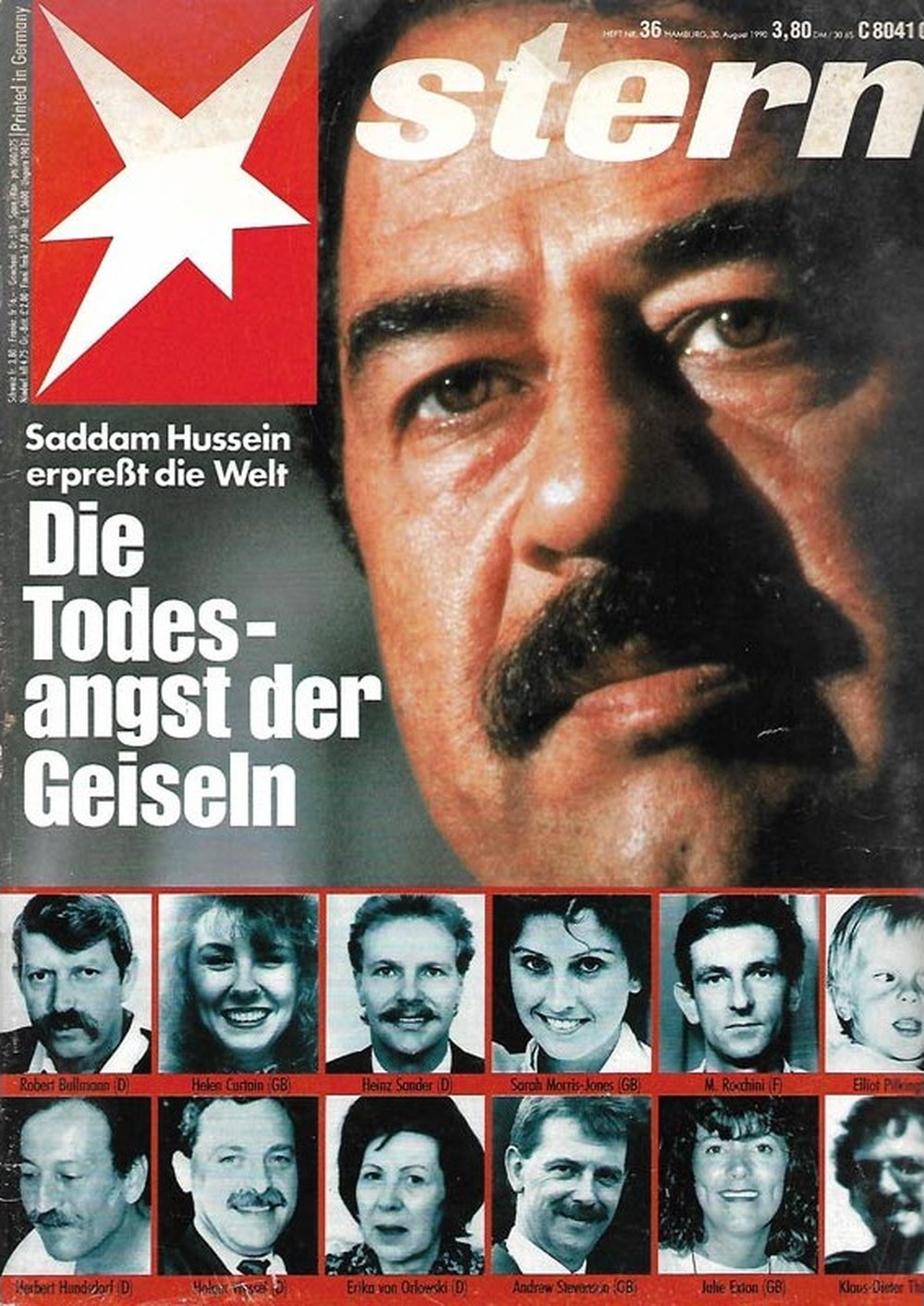 Stern Magazin Deutschland 1990-36 Saddam Hussein