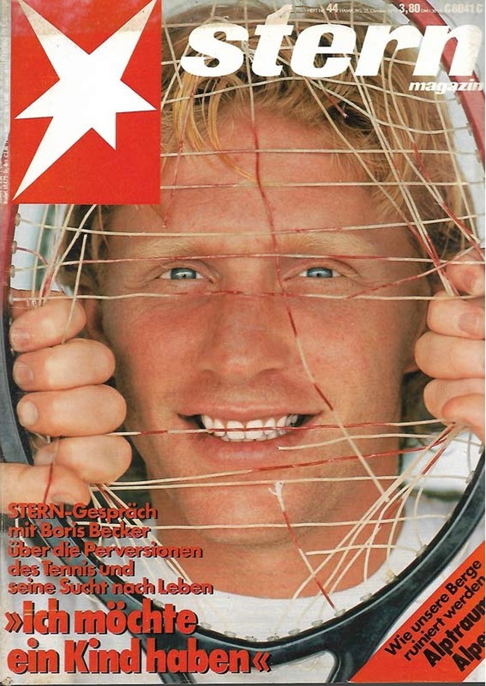 Stern Magazin Deutschland 1990-44 Boris Becker