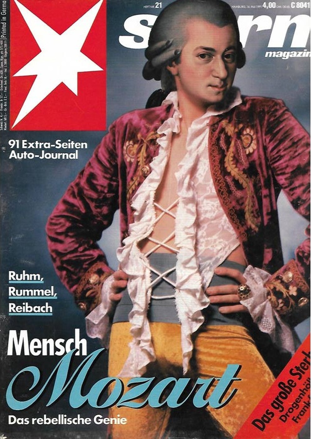 Stern Magazin Deutschland 1991-21 Wolfgang Amadeus Mozart