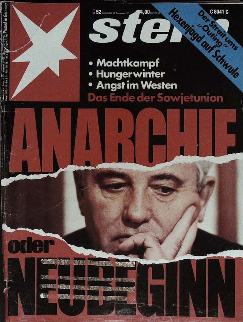 Stern Magazin Deutschland 1991-52 Mikhail Gorbachev