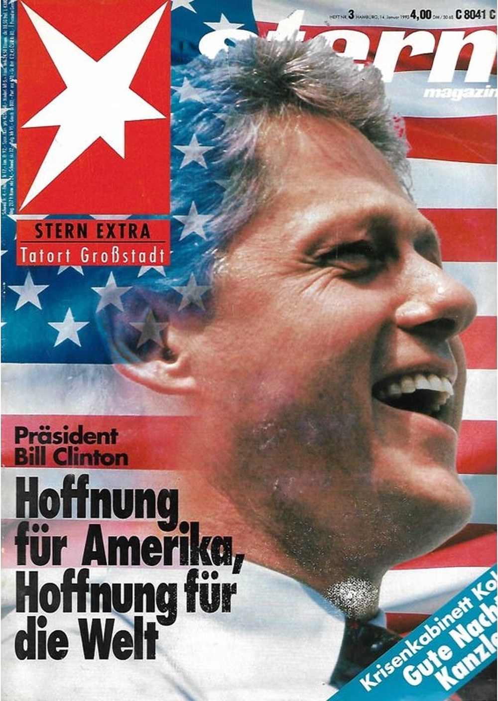 Stern Magazin Deutschland 1993-03 Bill Clinton