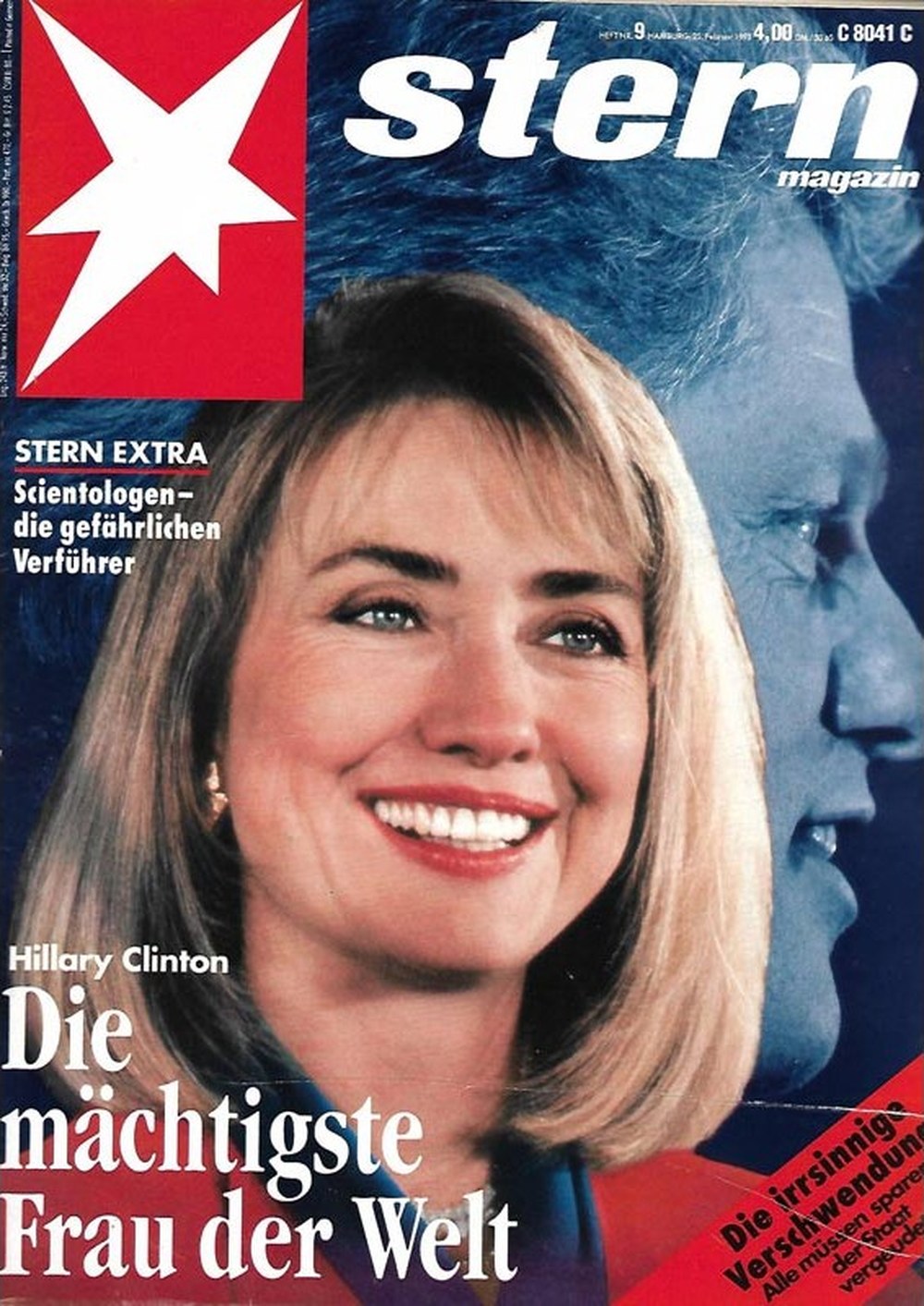 Stern Magazin Deutschland 1993-09 Hillary Clinton Bill Clinton