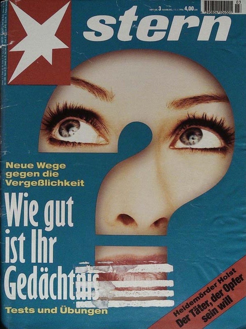Stern Magazin Deutschland 1996-03 Gedächtnis Vergesslichkeit Gedächtnistraining