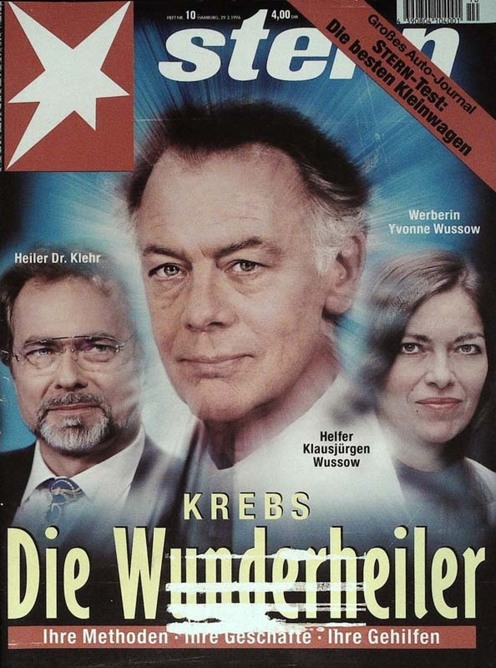 Stern Magazin Deutschland 1996-10 Klausjürgen Wussow Yvonne Wussow Dr. Klehr
