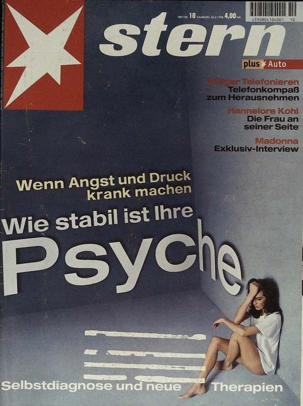 Stern Magazin Deutschland 1998-10 Hannelore Kohl Madonna