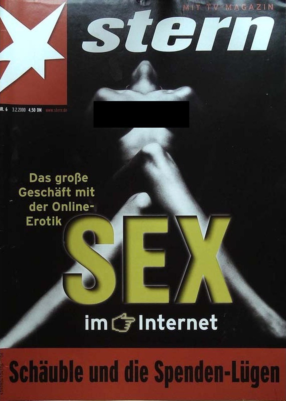 Stern Magazin Deutschland 2000-06 Wolfgang Schäuble