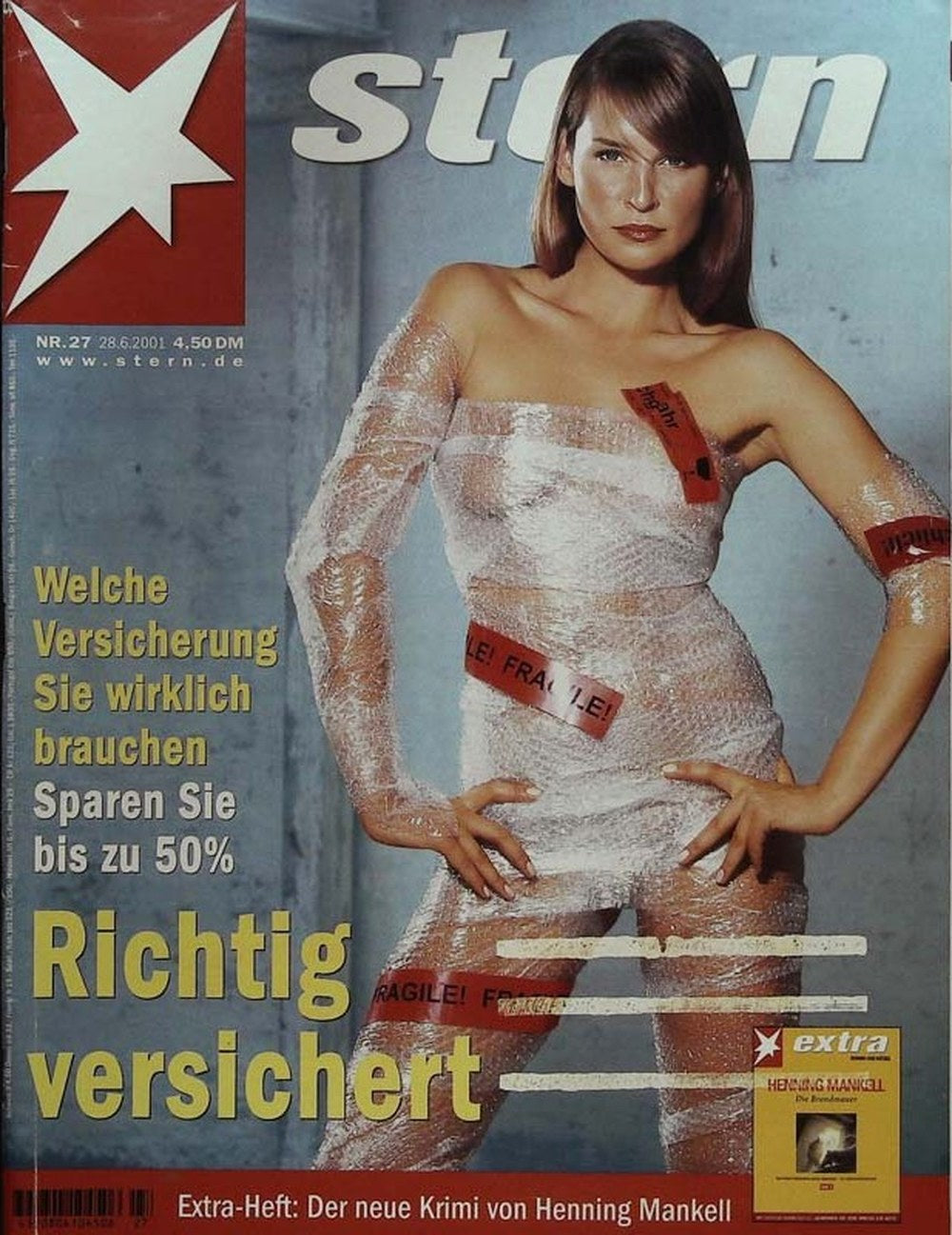 Stern Magazin Deutschland 2001-27 Henning Mankell