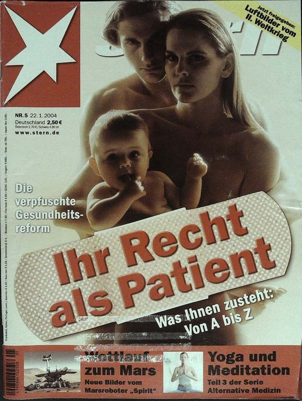Stern Magazin Deutschland 2004-05 Gesundheitsreform Patientenrechte Mars