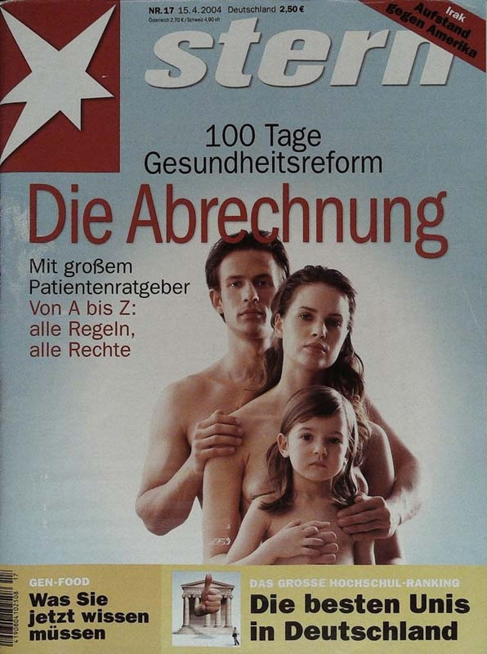 Stern Magazin Deutschland 2004-17 Gesundheitsreform Patientenratgeber Gen-Food