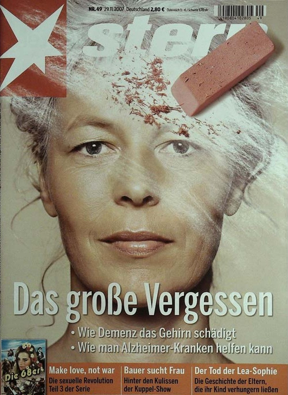 Stern Magazin Deutschland 2007-49 Demenz Alzheimer Gehirn