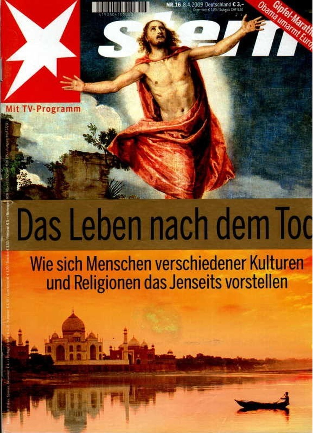 Stern Magazin Deutschland 2009-16 Jesus Christ Barack Obama