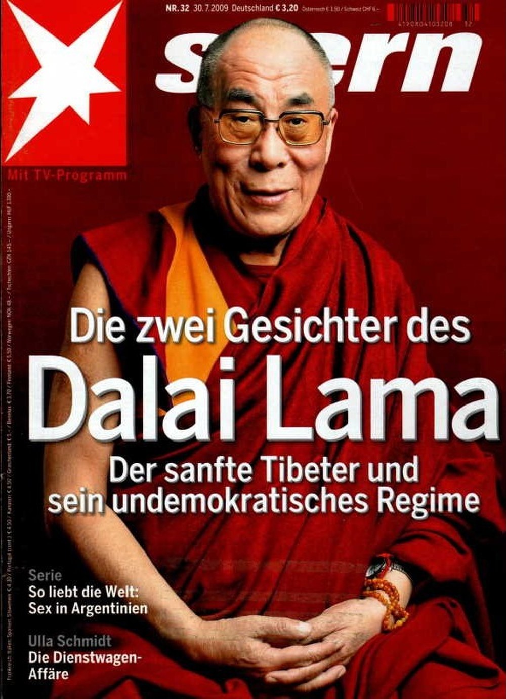 Stern Magazin Deutschland 2009-32 Dalai Lama Ulla Schmidt