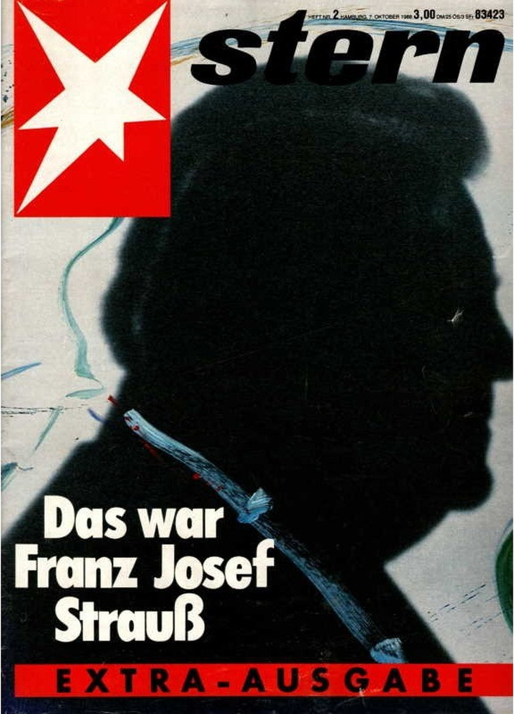 Stern Ausgabe Magazin Deutschland 1988-02 Franz Josef Strauß