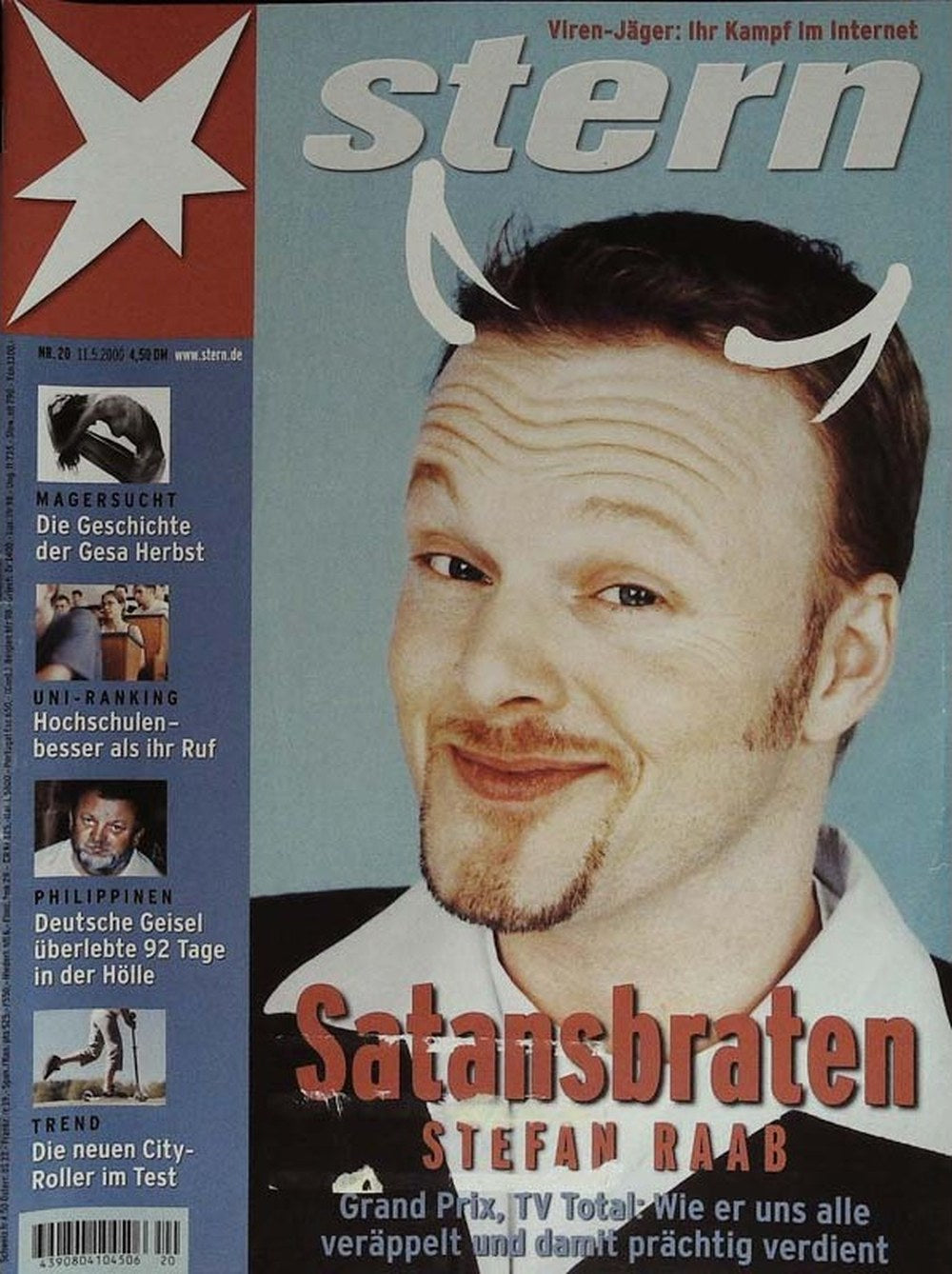 Stern Ausgabe Magazin Deutschland 2000-20 Stefan Raab Gesa Herbst