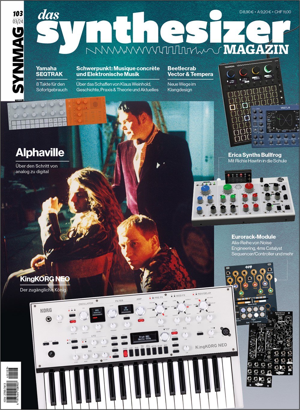 Synthesizer Magazin Deutschland 2024-05 Klaus Weinhold Richie Hawtin Alphaville