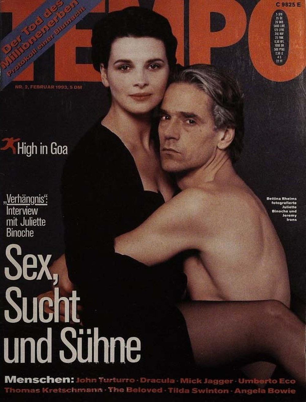 Tempo Magazin Deutschland 1993-02 Juliette Binoche Jeremy Irons John Turturro Mick Jagger Umberto Eco