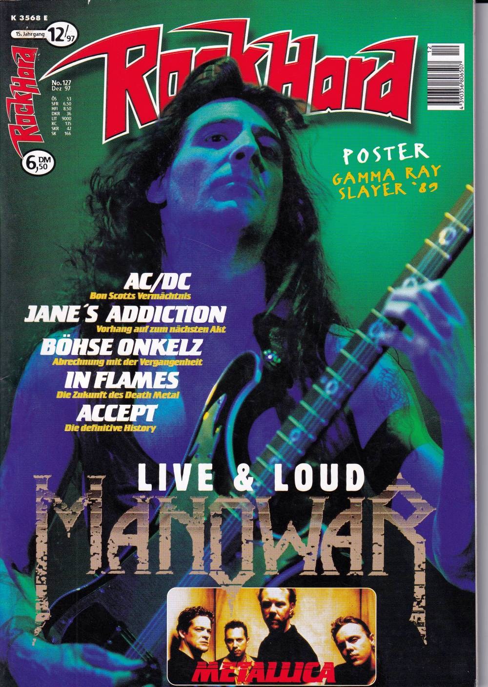 Rock Hard Magazin Deutschland 1997-12