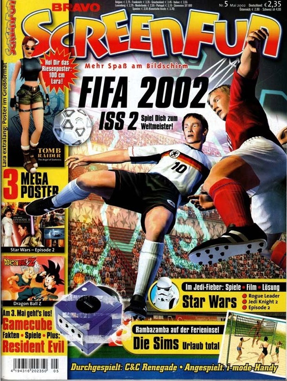 Bravo Screenfun Magazin Deutschland 2002-05 Lara Croft