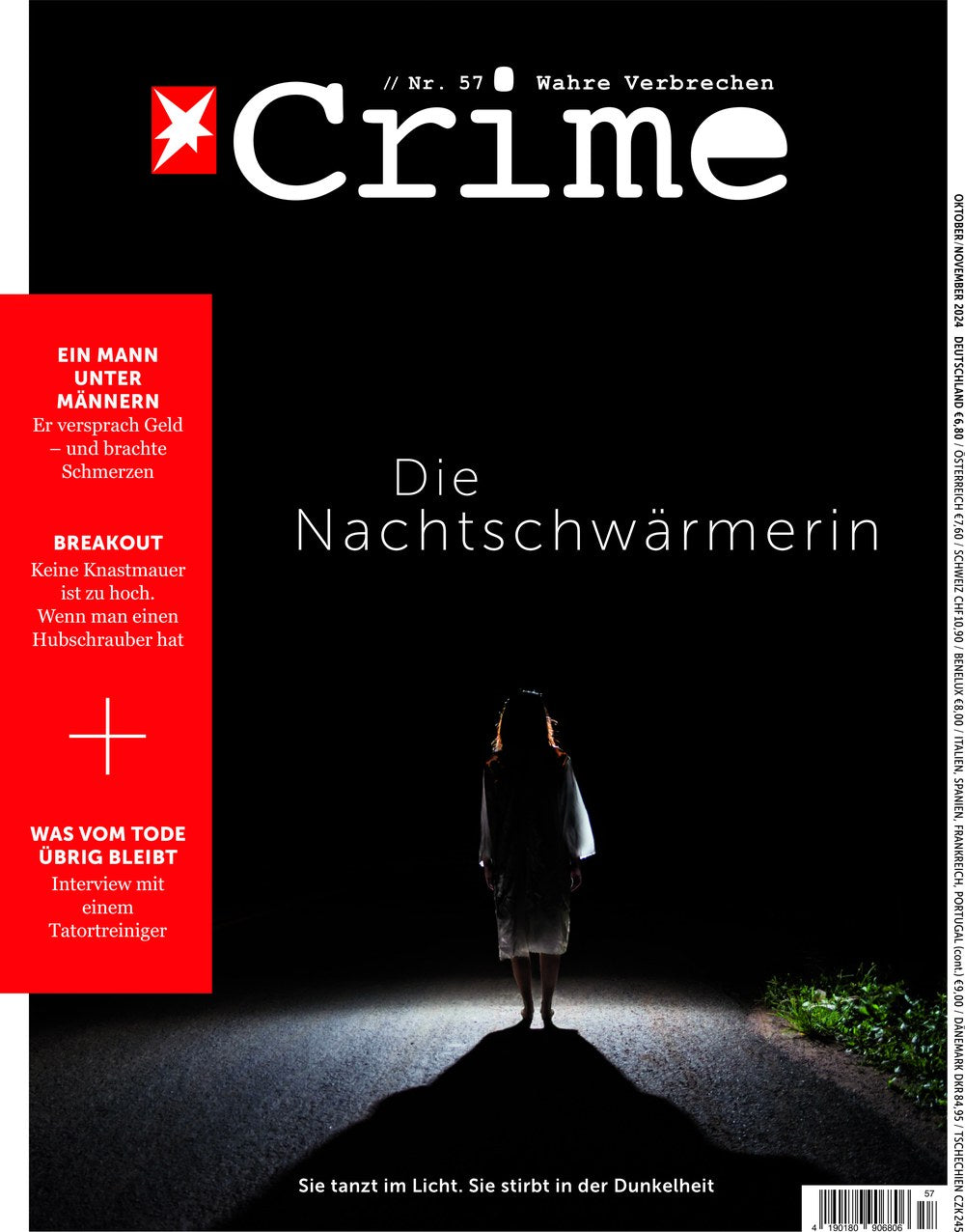 Stern Crime Magazin Deutschland 2024-57 Wahre Verbrechen True Crime Nachtschwärmerin