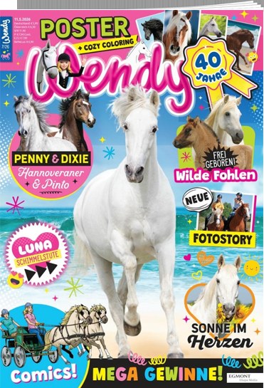 Wendy Magazin Deutschland 2026-07 Penny & Dixie Seboreni Sonne