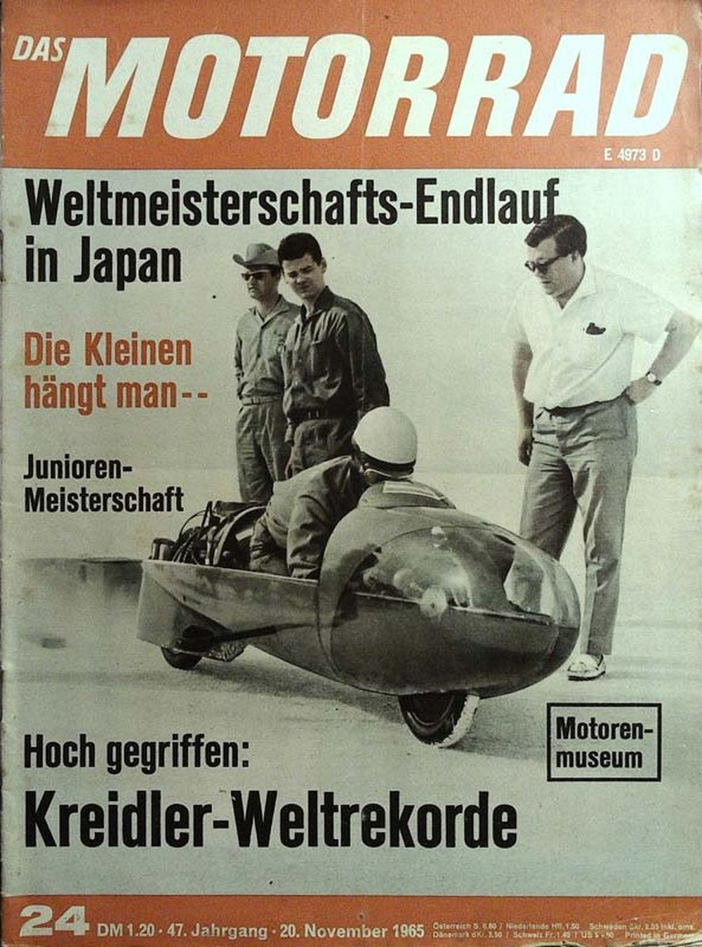 Das Motorrad + Der Roller Magazin Deutschland 1965-24 Kreidler