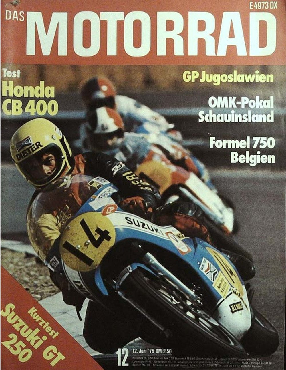 Das Motorrad + Der Roller Magazin Deutschland 1976-12 Dieter Braun