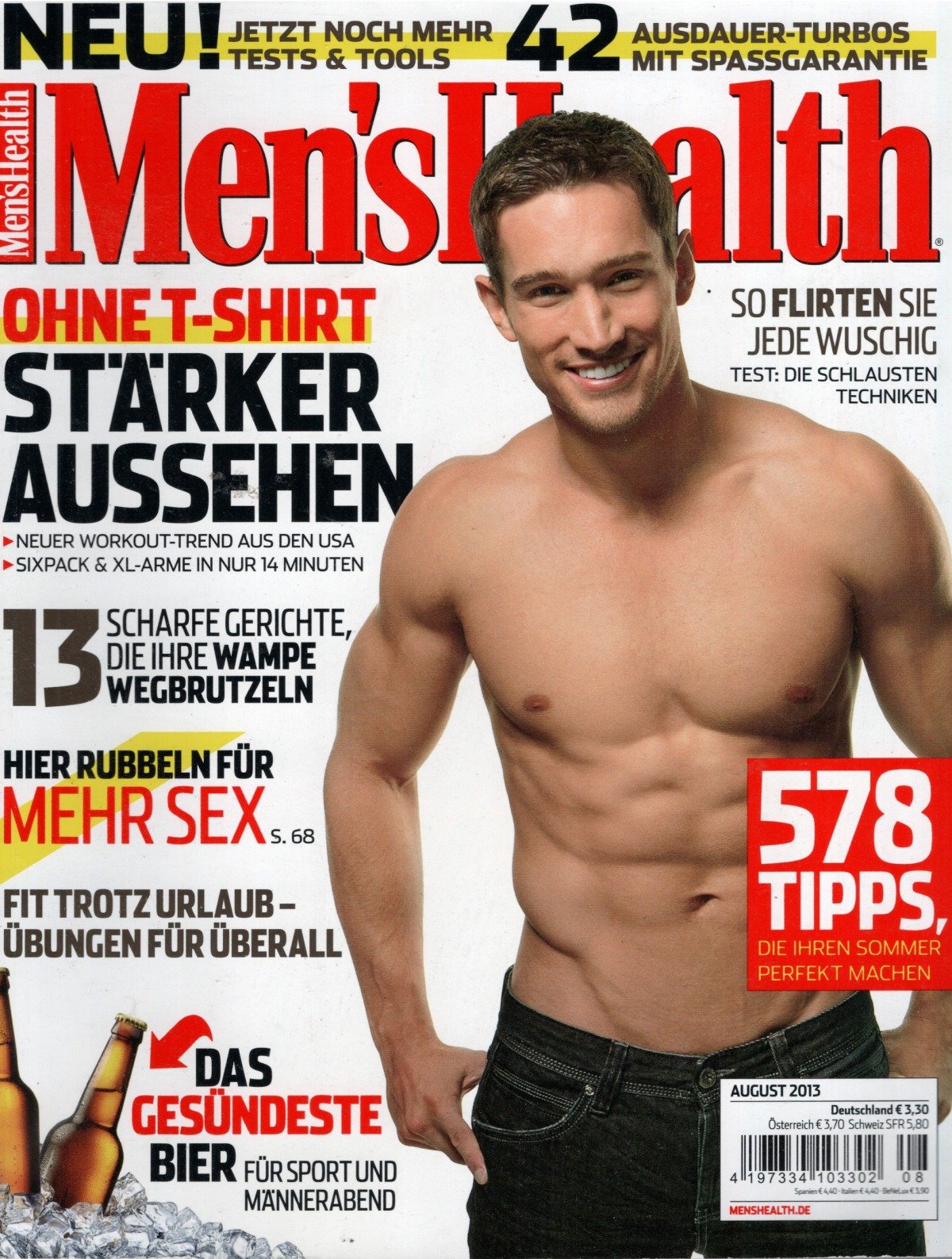 Mens Health Pocket Magazin Deutschland 2013-08 Sean Sanders