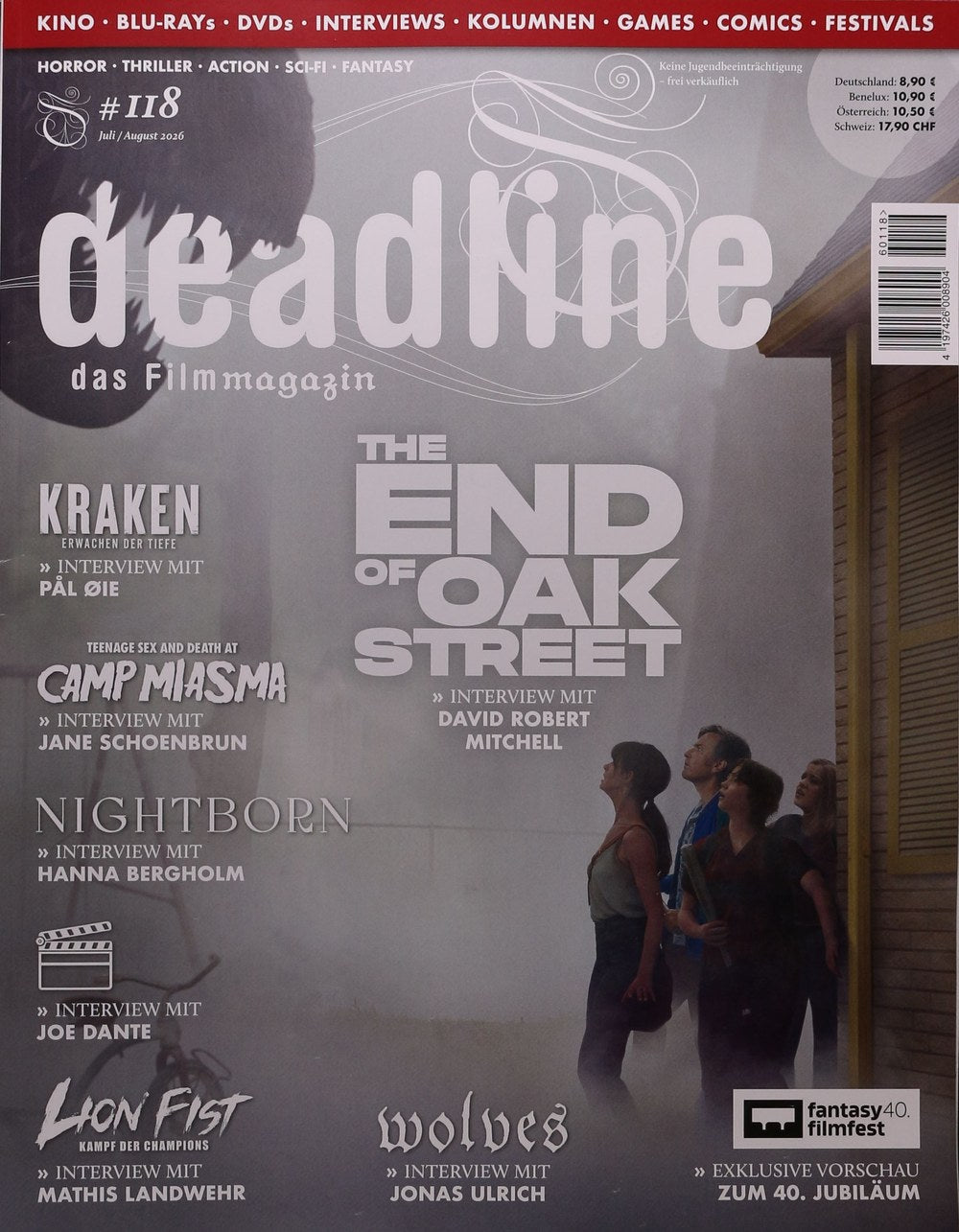 Deadline Magazin Deutschland 2026-118 David Robert Mitchell Pål Øie Jane Schoenbrun Hanna Bergholm Joe Dante