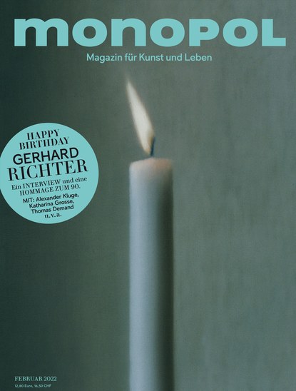 Monopol Magazin Deutschland 2022-02 Gerhard Richter Alexander Kluge Katharina Grosse Thomas Demand