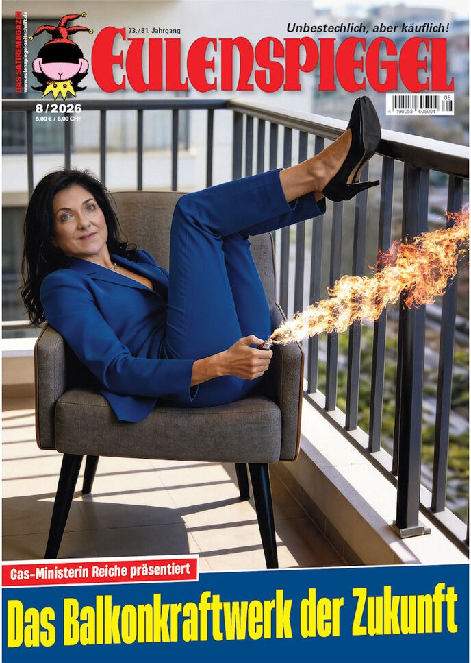 Eulenspiegel Magazin Deutschland 2026-08 Katherina Reiche