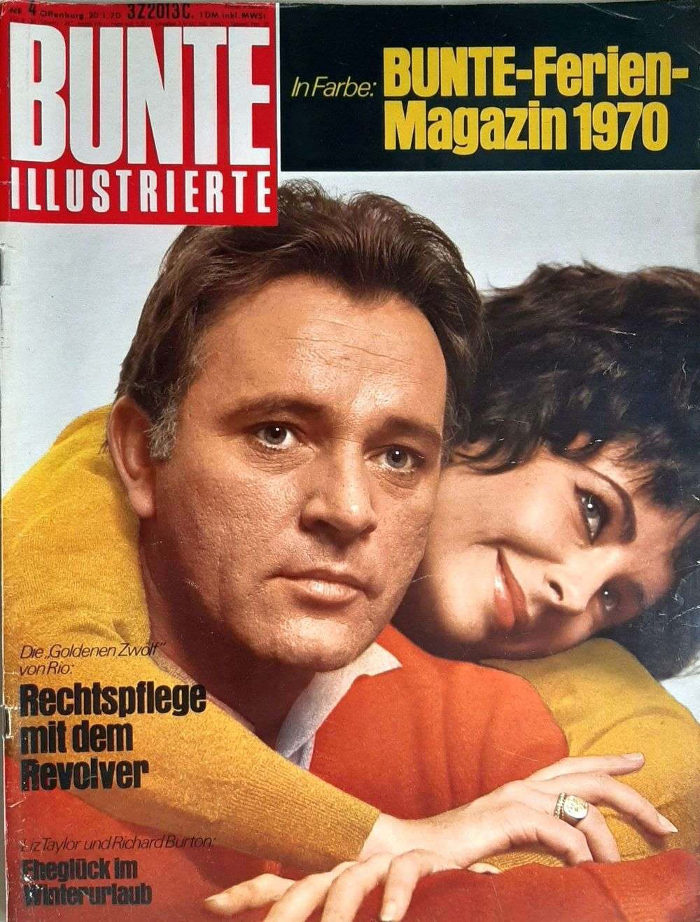 Bunte Magazin Deutschland 1970-04 Richard Burton Elizabeth Taylor