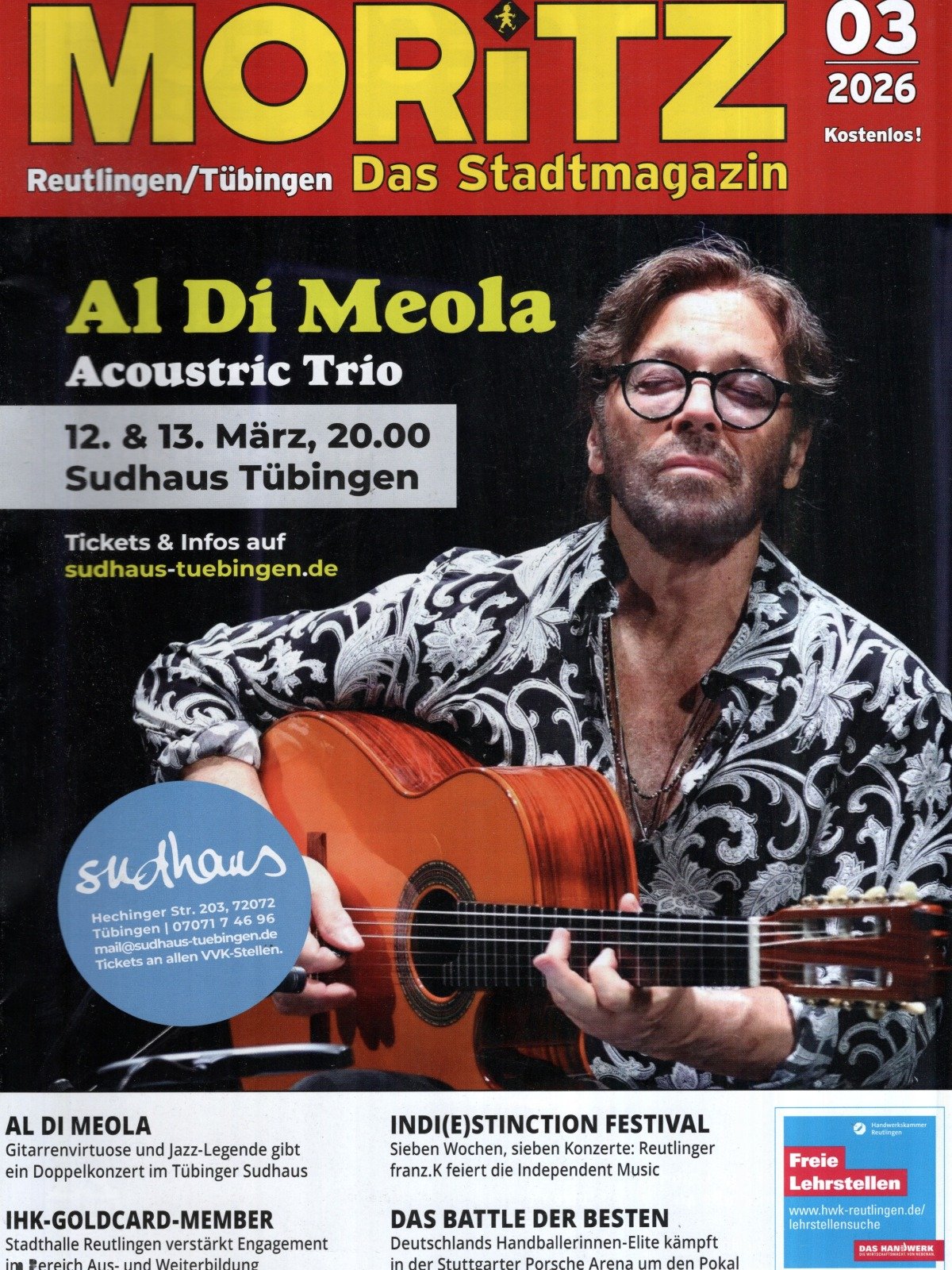 Moritz Magazin Deutschland 2026-03 Al Di Meola Al Di Meola Acoustic Trio
