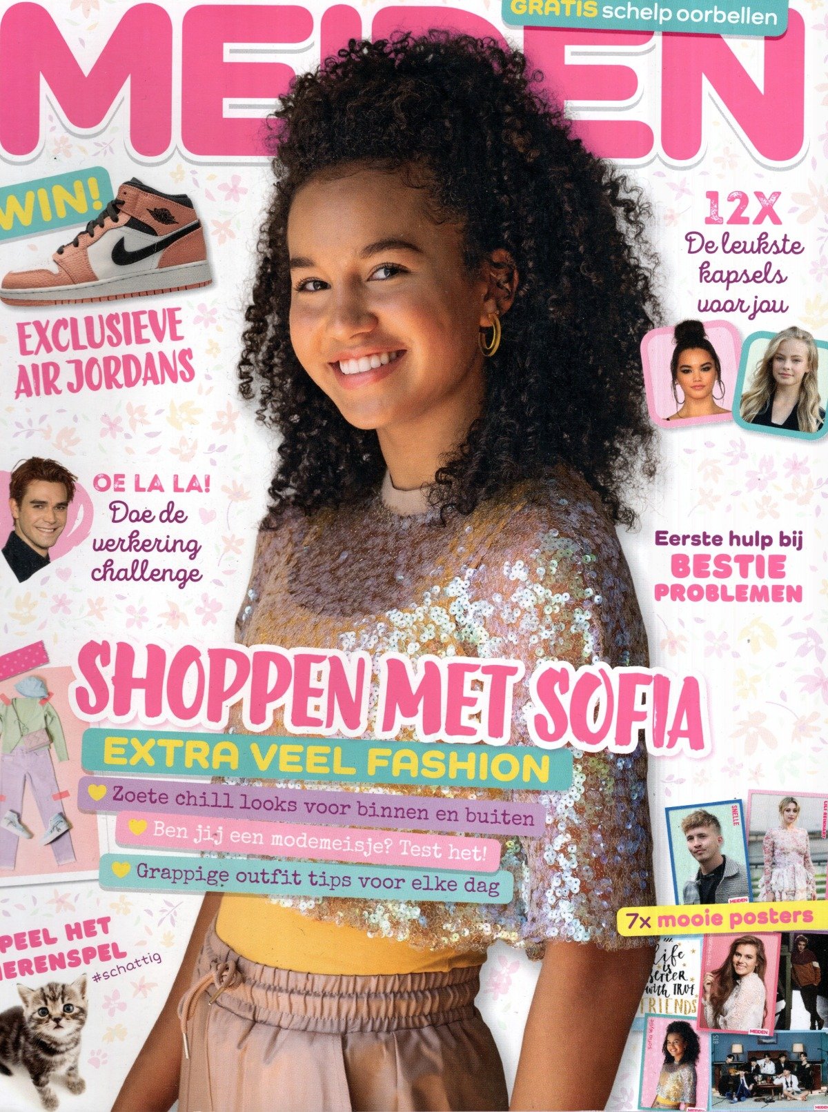 Meiden Magazin Niederlande 2021-03 Sofia + Poster