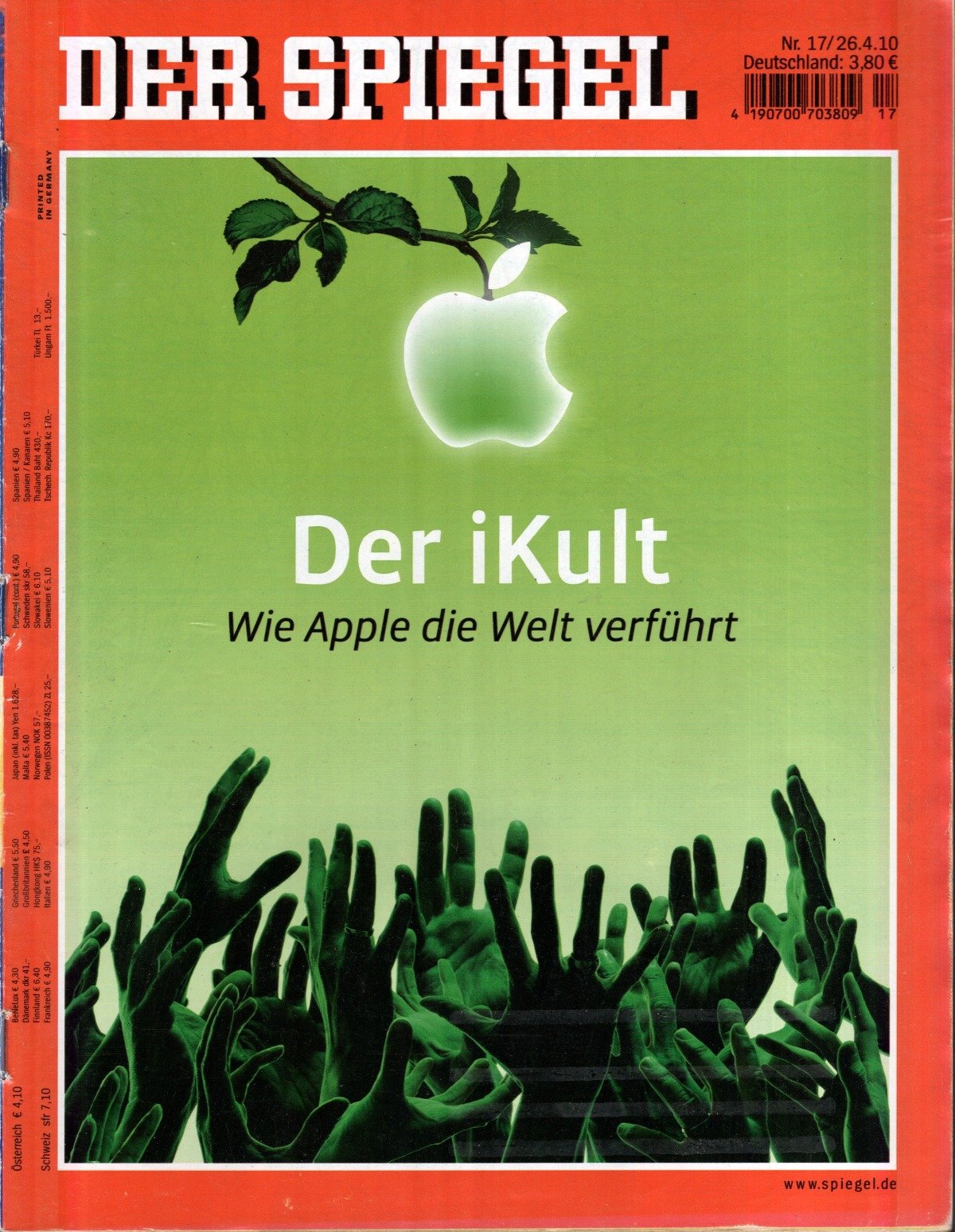 Der Spiegel Magazin Deutschland 2010-17 Apple IKult Technologie