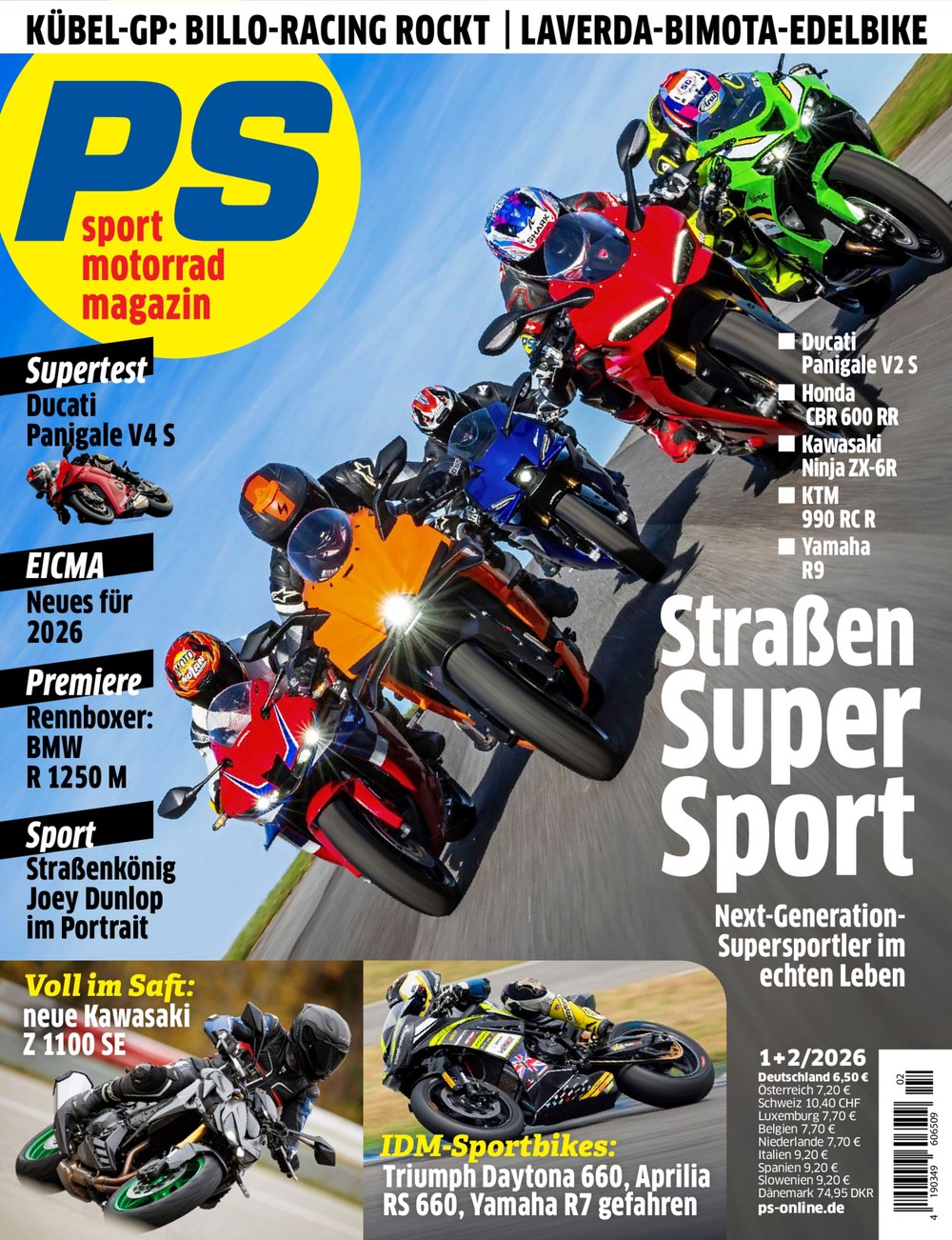 Ps Motorrad Magazin Deutschland 2026-02 Joey Dunlop
