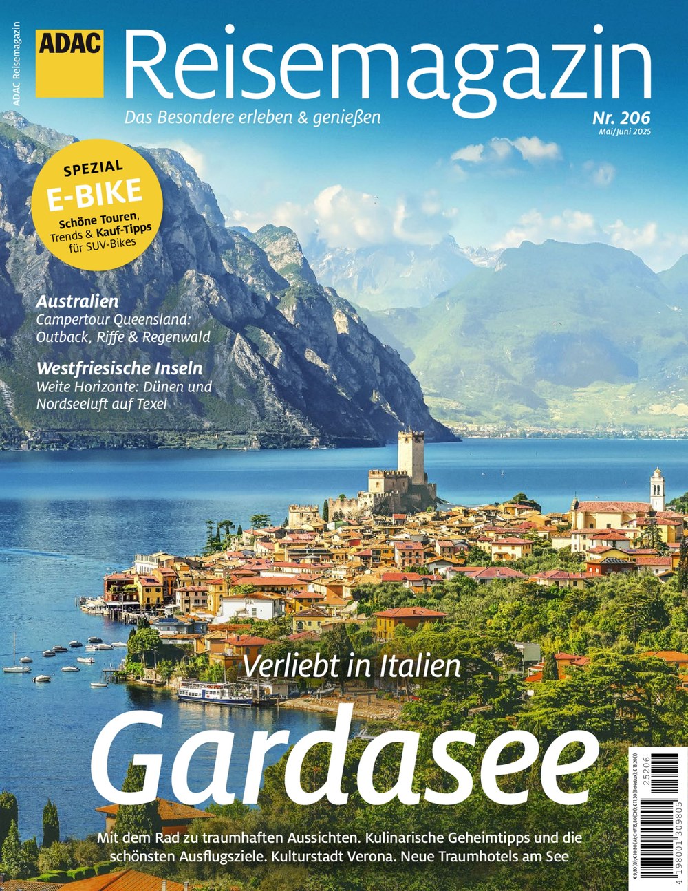 ADAC Reisemagazin Magazin Deutschland 2025-206 Gardasee Italien Reise