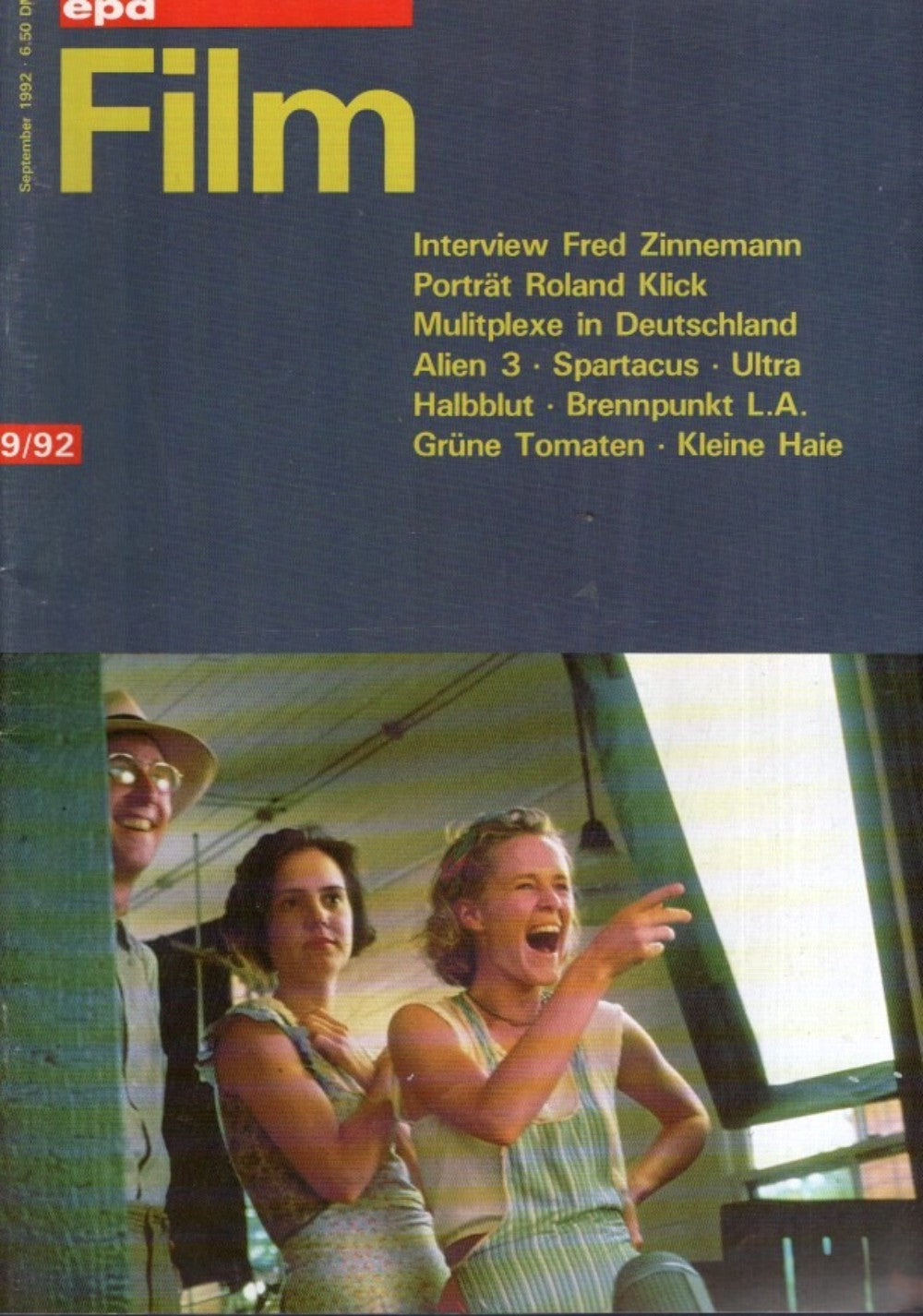 EPD Film Magazin Deutschland 1992-09 Mary Stuart Masterson Mary-Louise Parker Fred Zinnemann Roland Klick