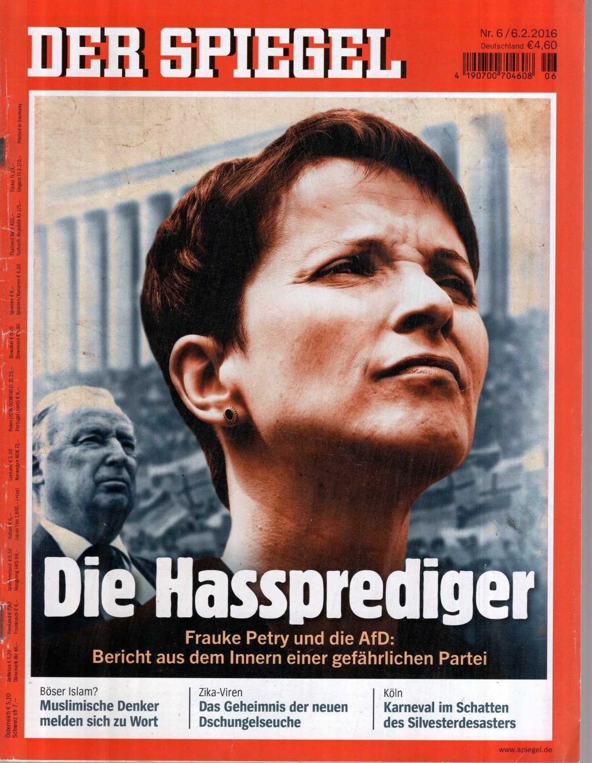 Der Spiegel Magazin Deutschland 2016-06 Frauke Petry AfD #6
