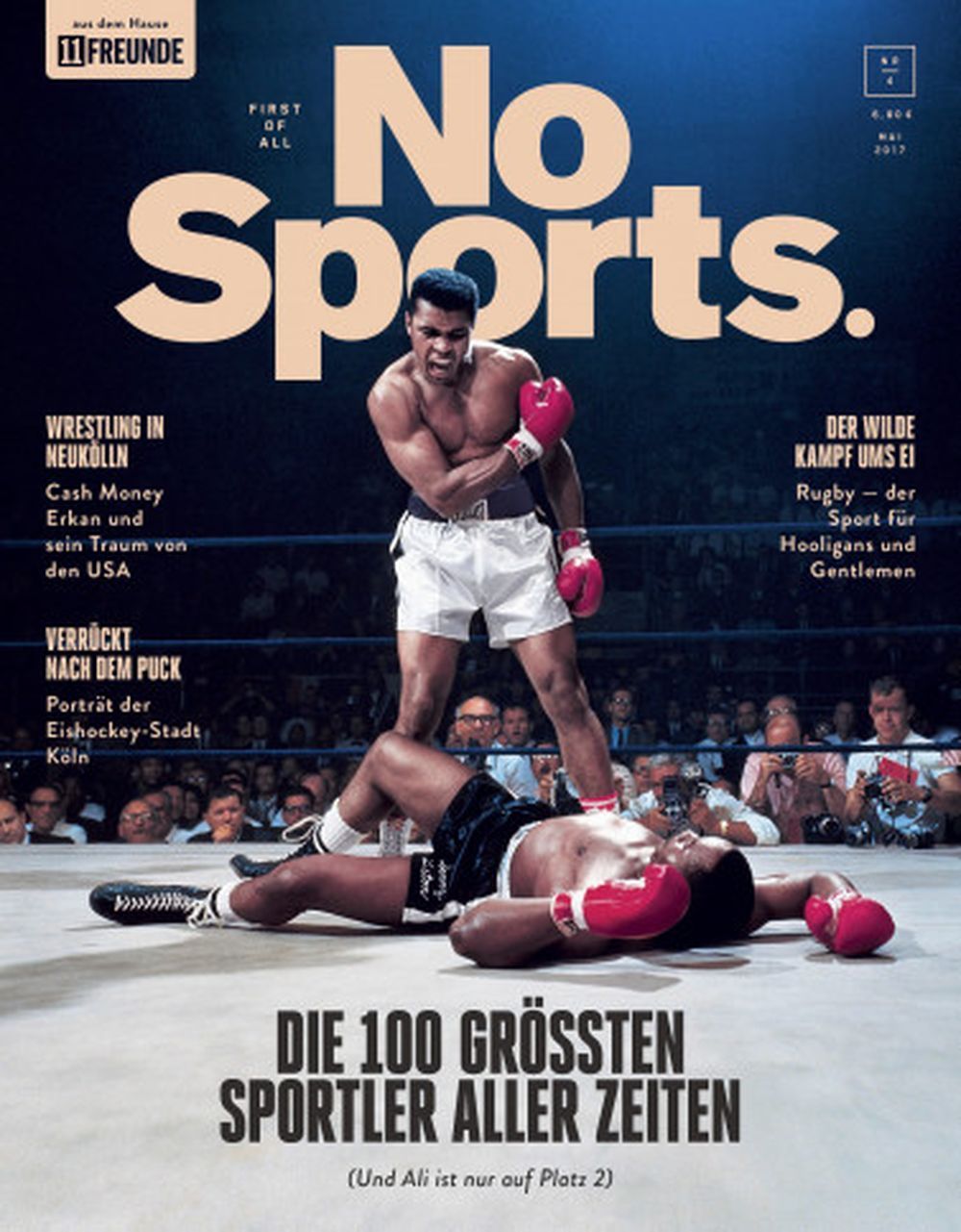 No Sports Magazin Deutschland 2017 #4 Muhammad Ali George Foreman Joe Louis