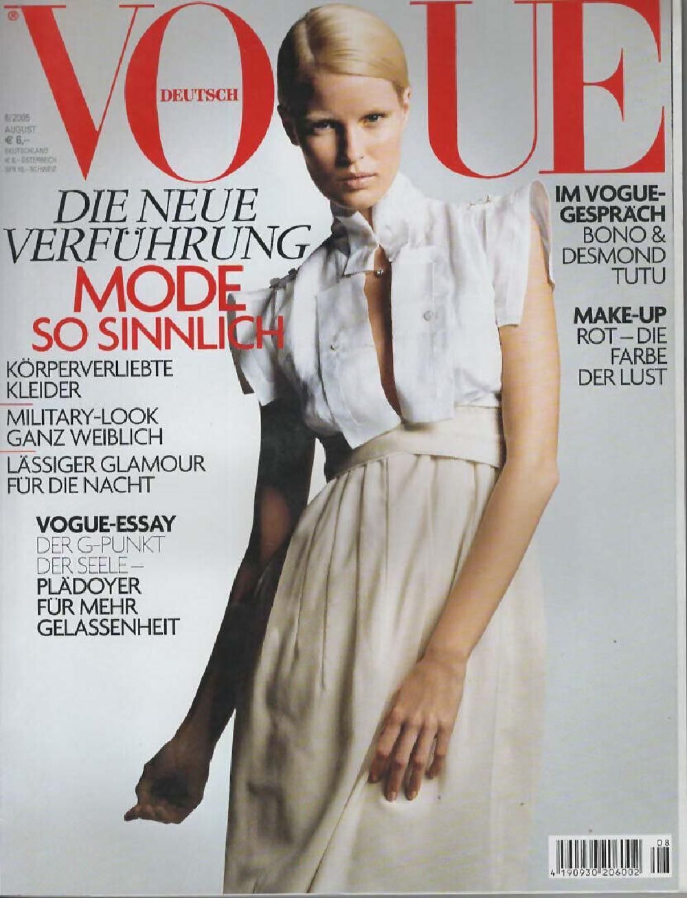 Vogue Magazin Deutschland 2005-08 Caroline Winberg