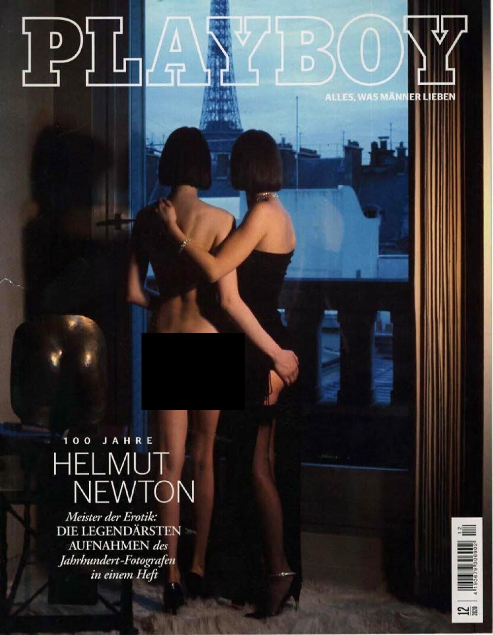 Playboy Magazin Deutschland 2020-12 Helmut Newton Windows Cover Windows