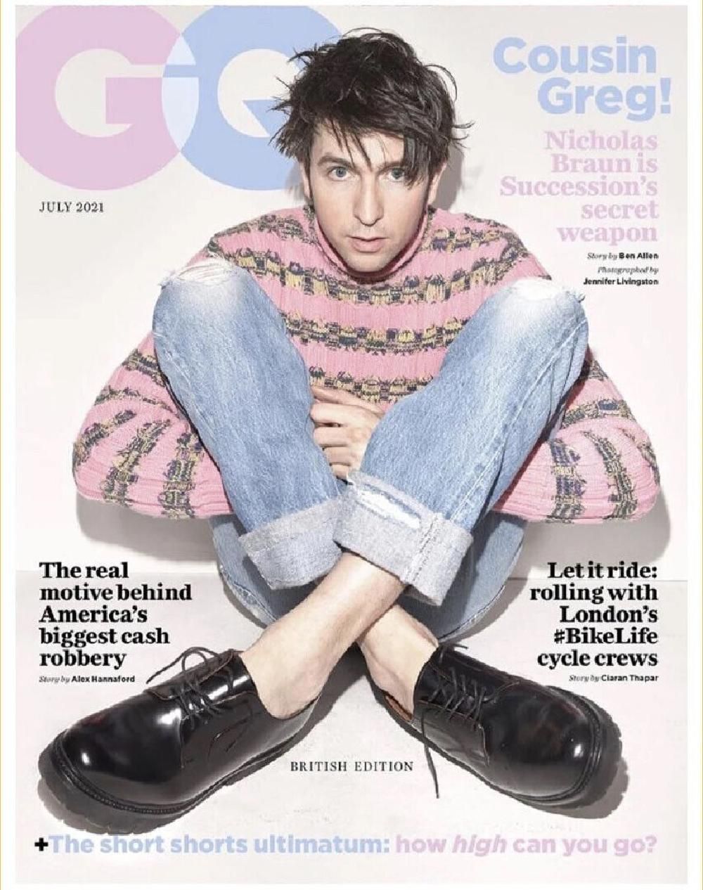 GQ Magazin UK 2021-07 Nicholas Braun