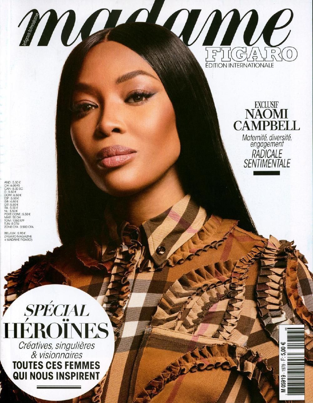 Madame Figaro Magazin Frankreich 2022 #1979 Naomi Campbell