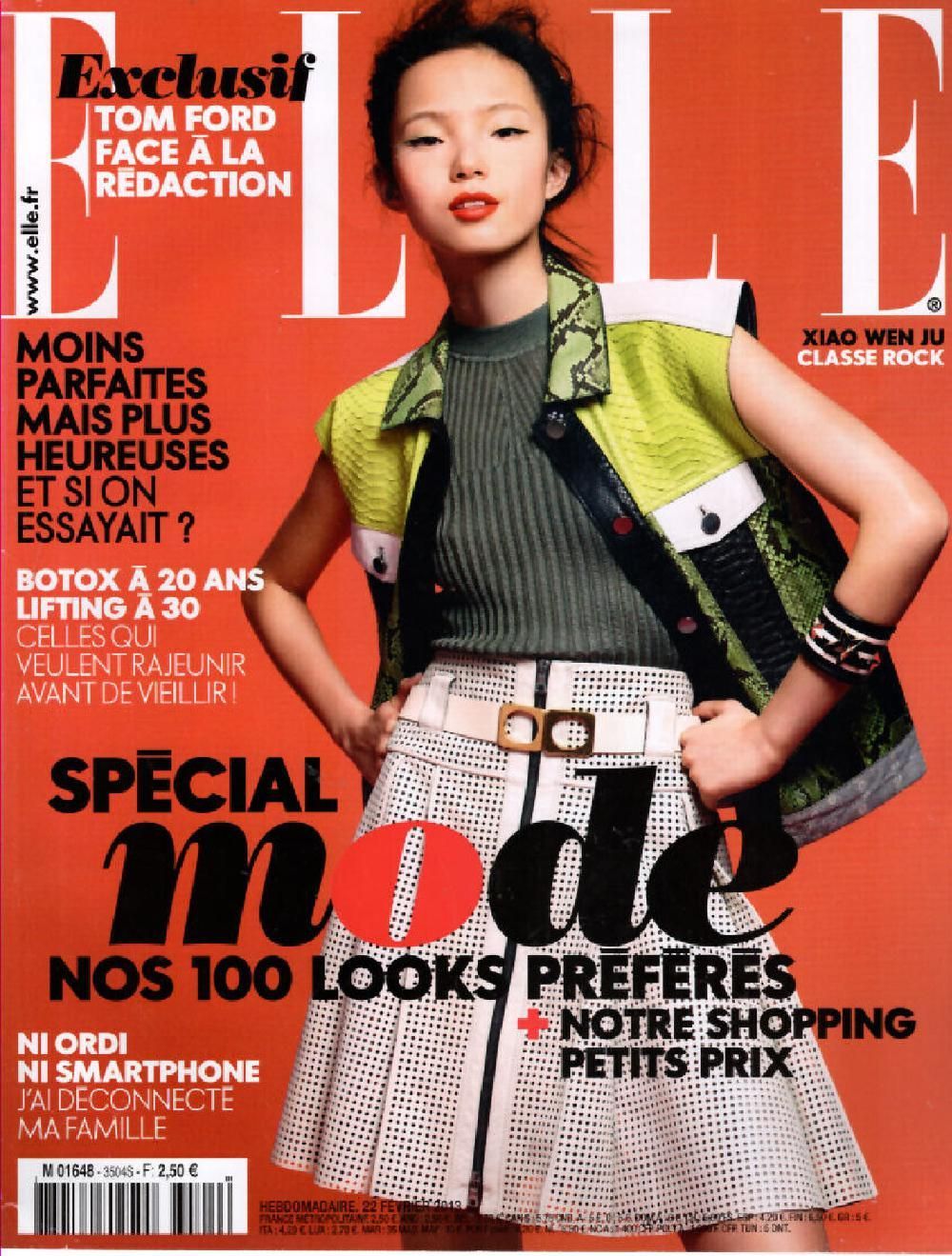Elle Magazin Frankreich 2013 #3504 Xiao Wen Ju
