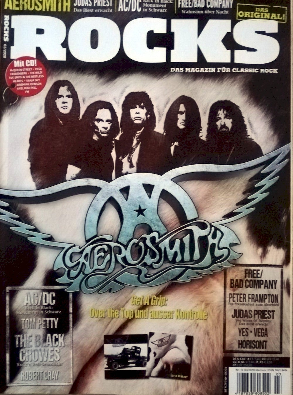 Rocks Magazin Deutschland 2020 #76 Aerosmith Judas Priest ACDC Yes Tom Petty AC/DC