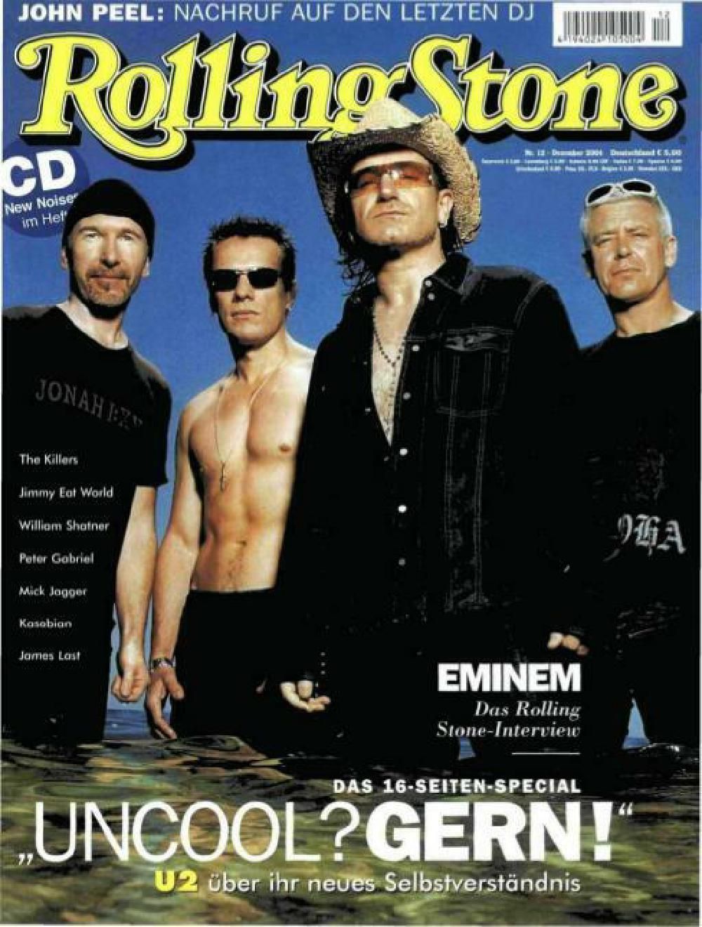 Rolling Stone Magazin Deutschland 2004-12 U2 Eminem John Peel U2